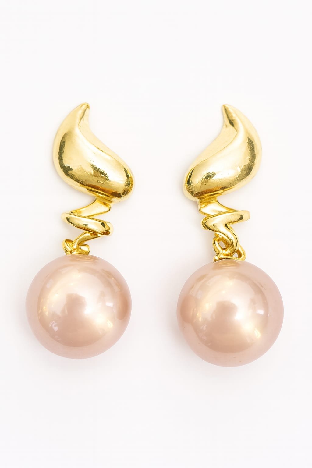 Modern Pearl Earrings - Image 2