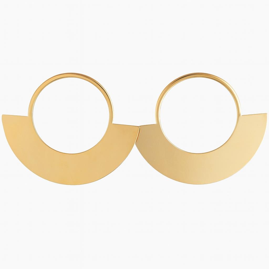 Golden Arc Earrings