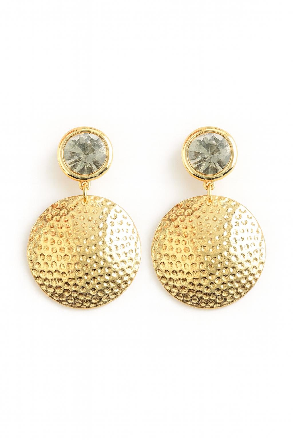 Hammered Glow Earrings