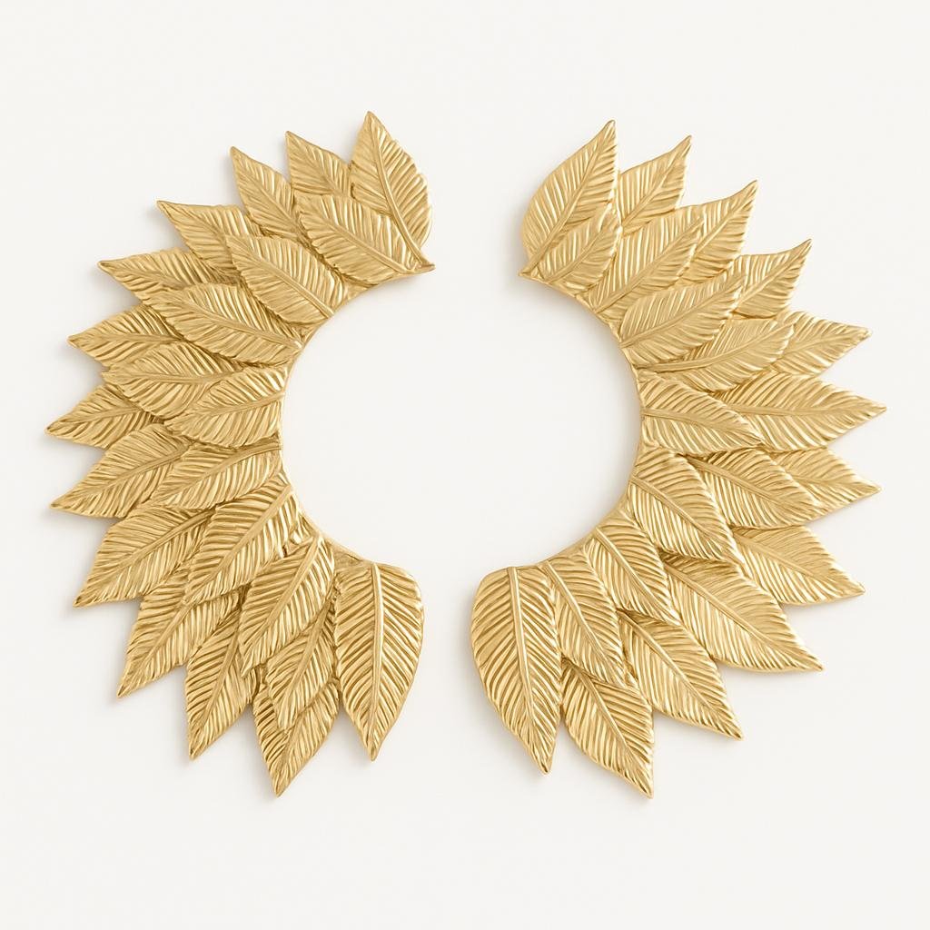 Golden Crown Earrings