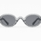Oval Metal Frame Sunglasses