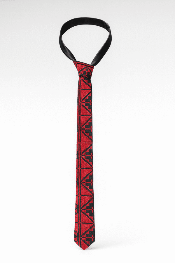 Palestinian Embroidered Tie - Image 2