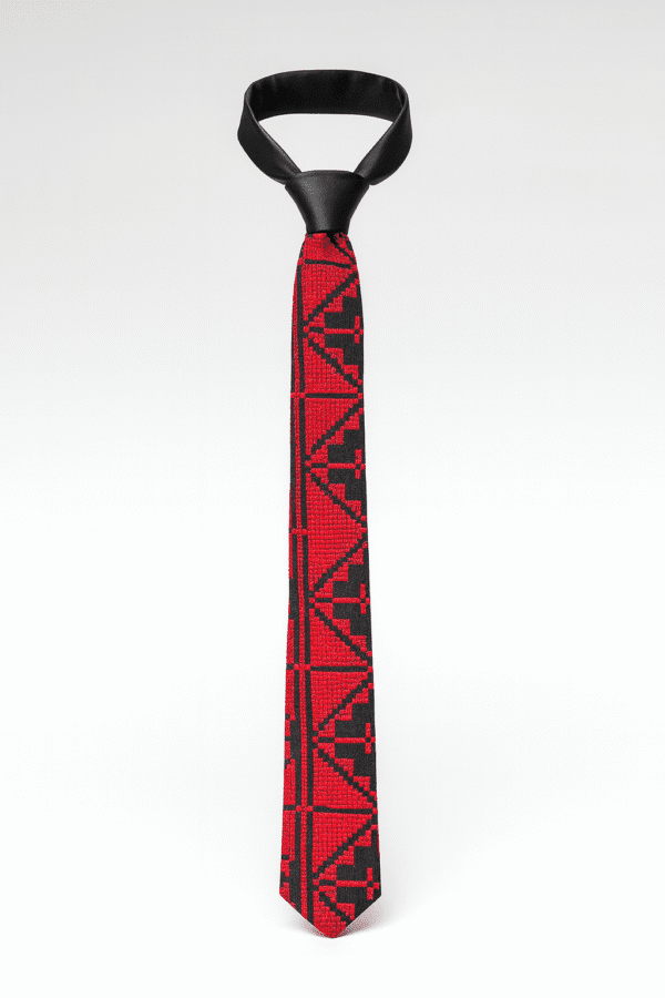 Palestinian Embroidered Tie