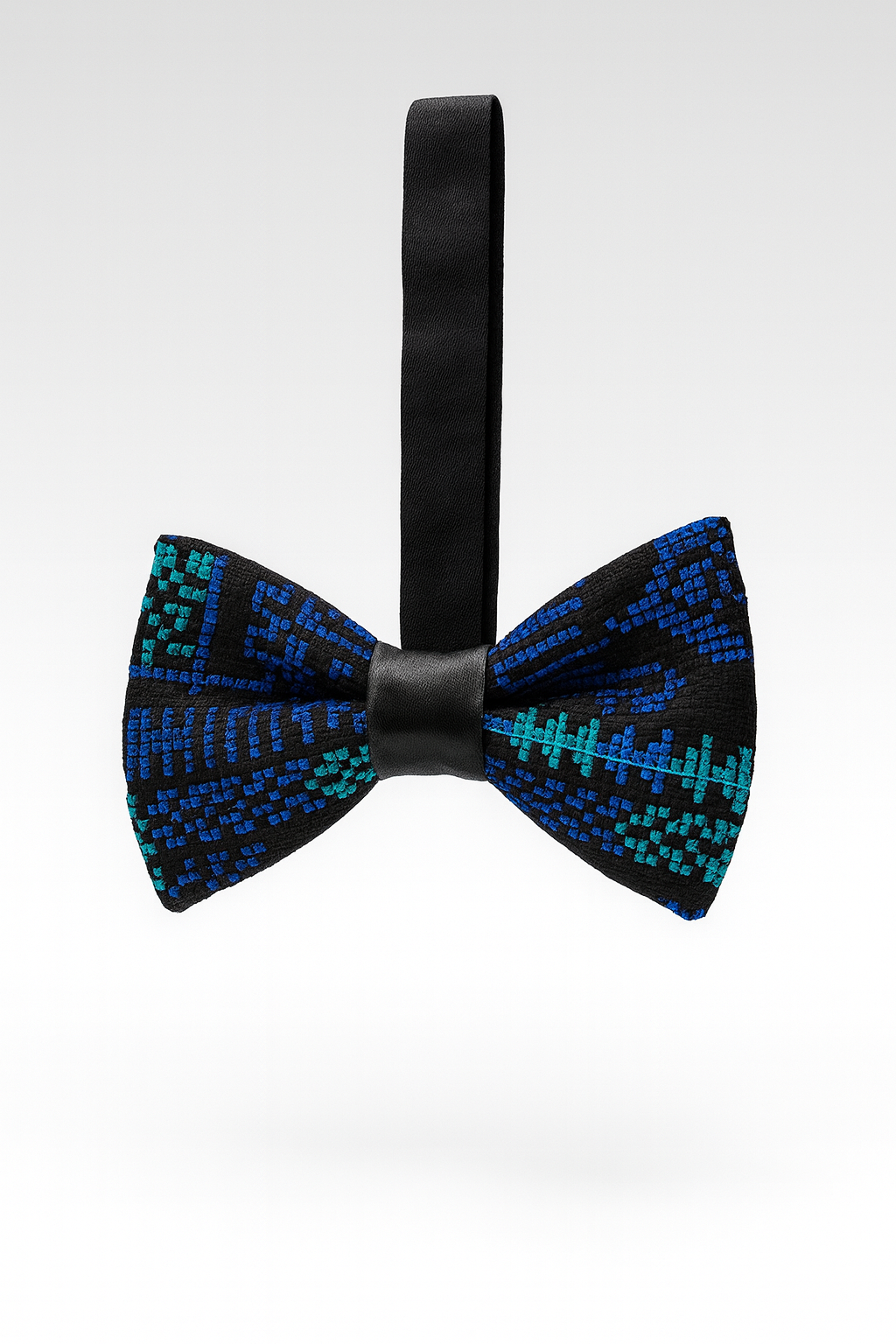 Palestinian Embroidered Bow Tie