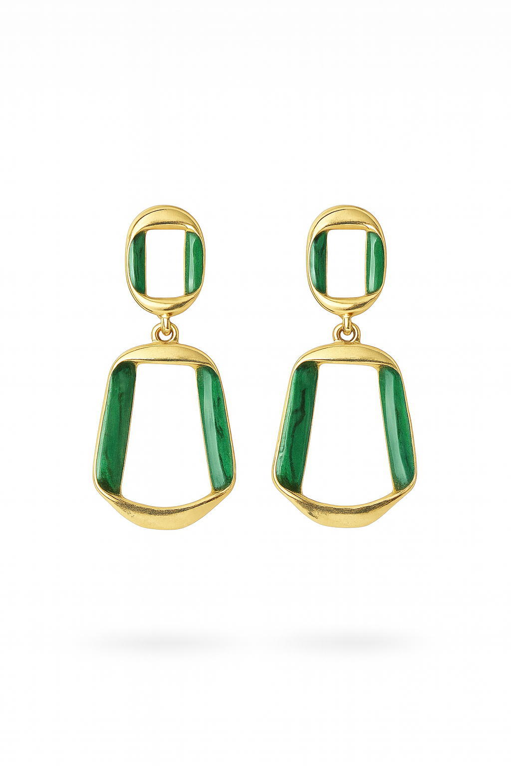 Modern Frame Earrings - Image 2