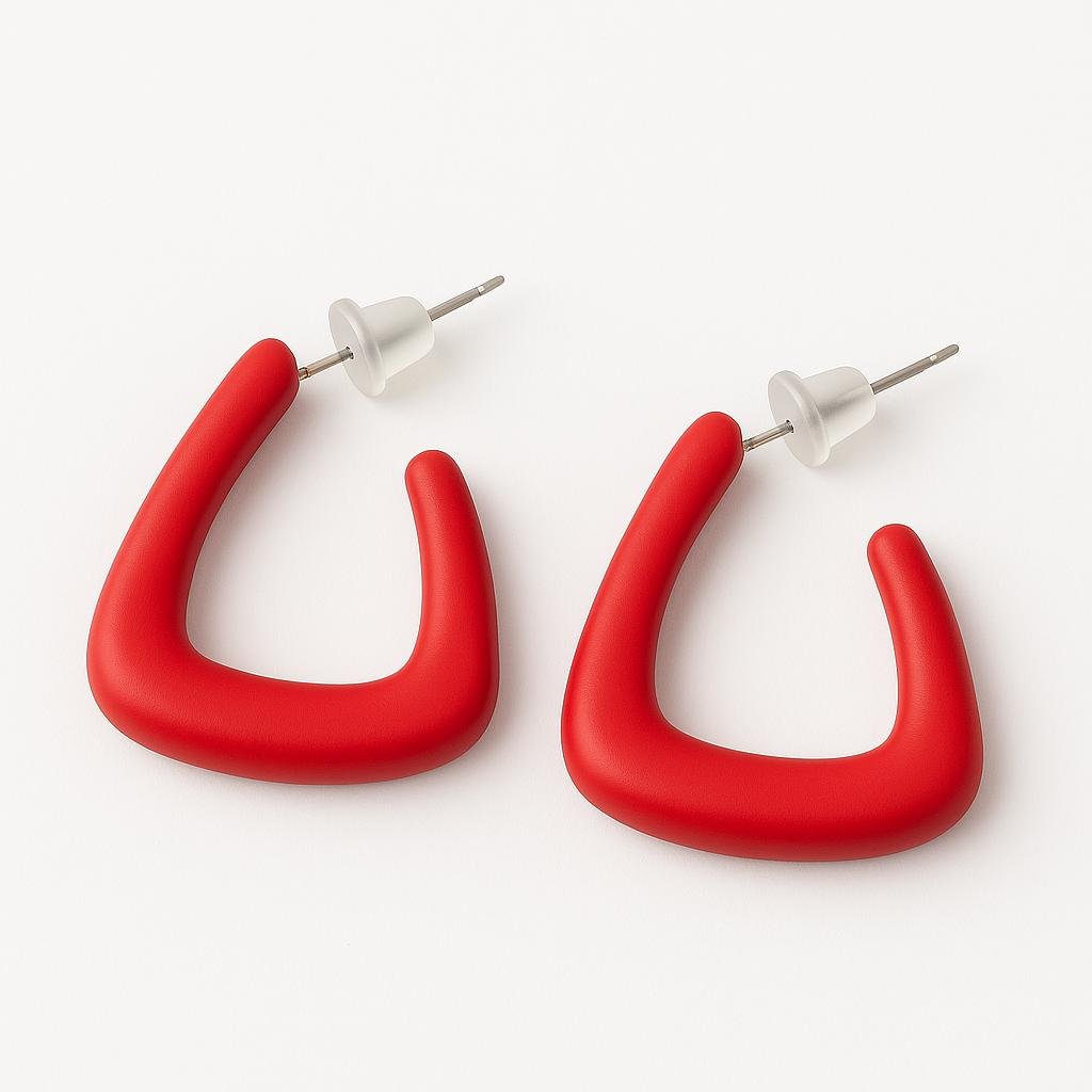 Modern Triangle Earrings