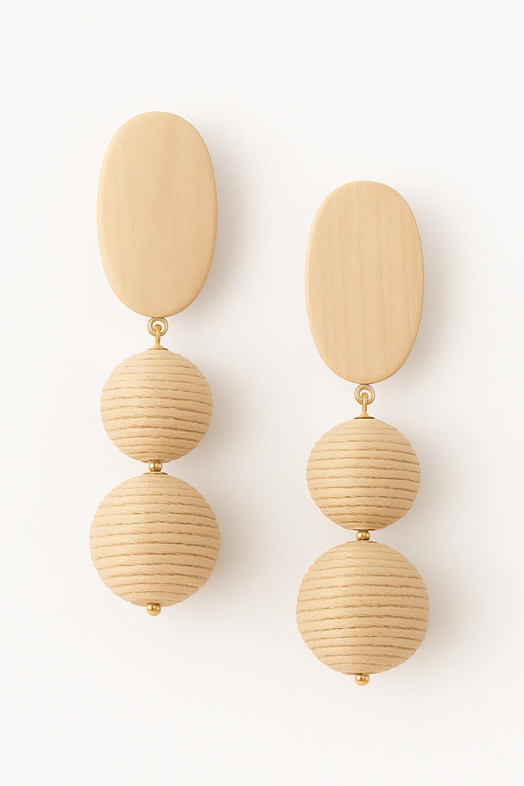 Wooden Grace Earrings