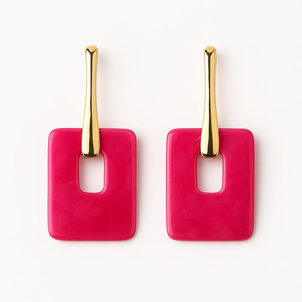 Geometric Shine Earrings