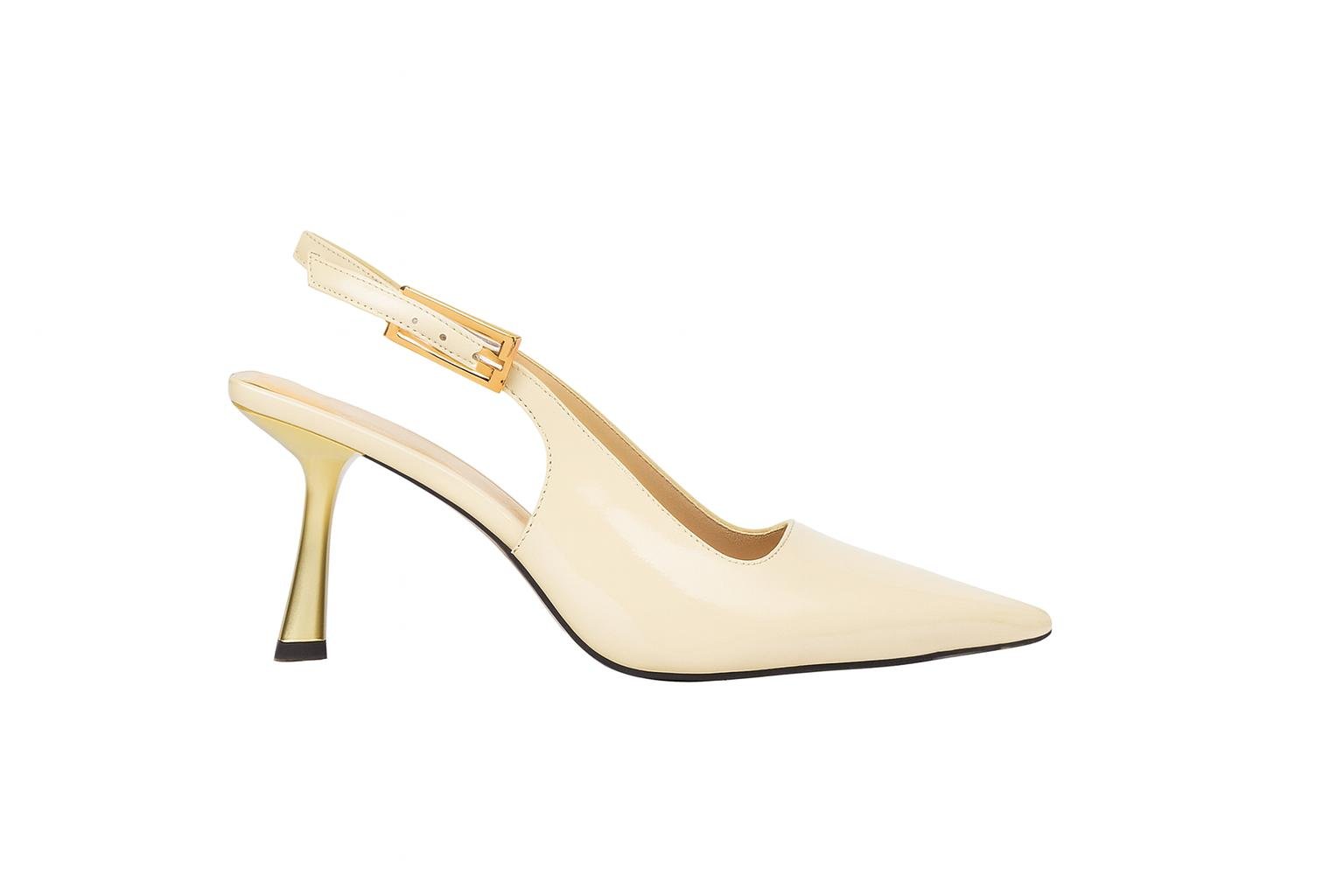 Golden Cream Slingback