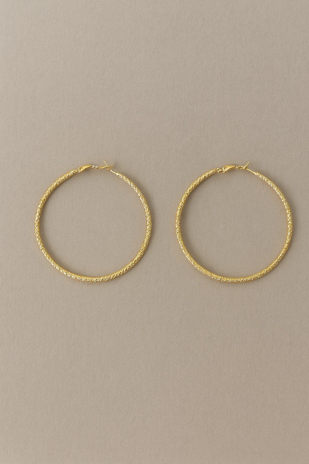 Golden Hoop Earrings
