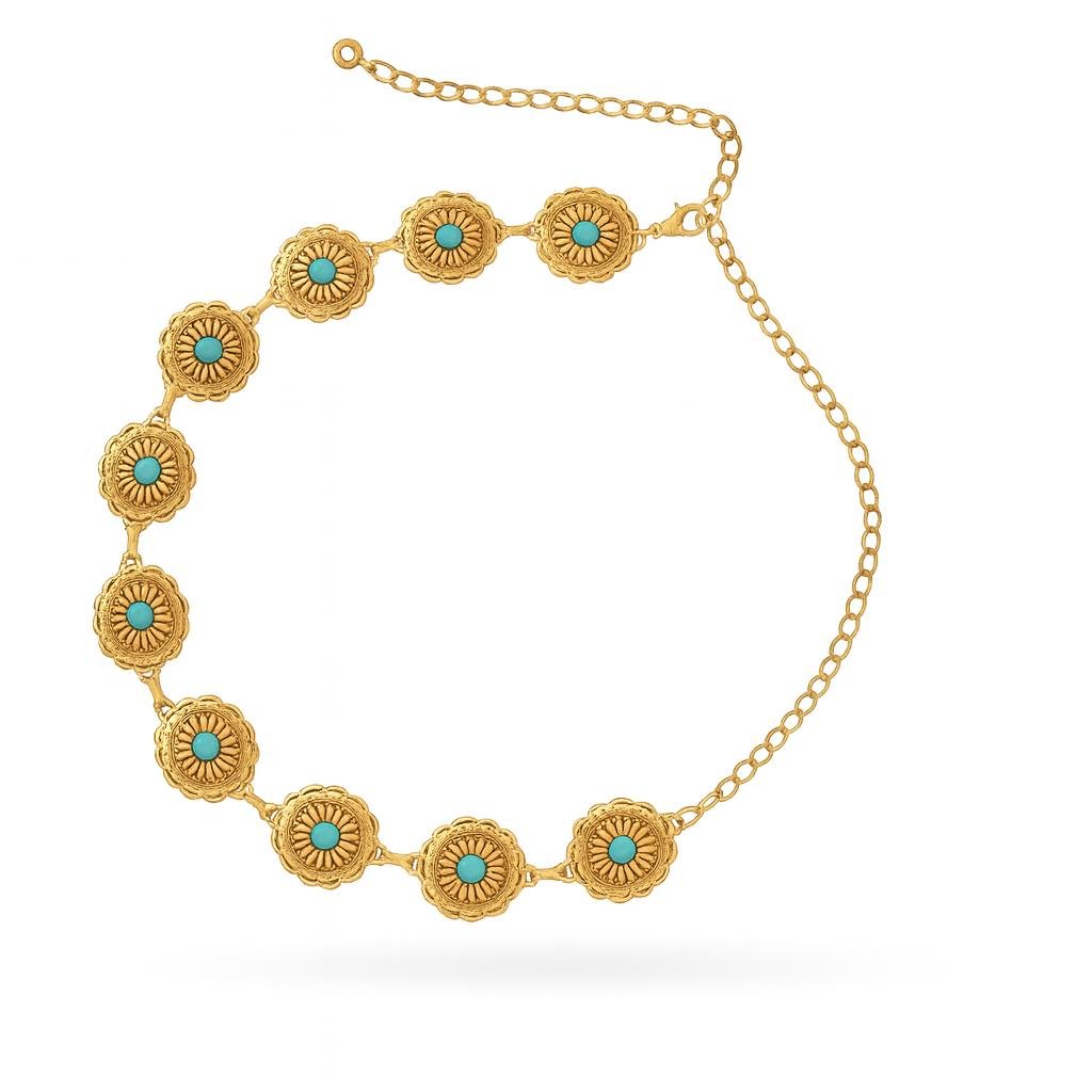 Turquoise Bloom Belt