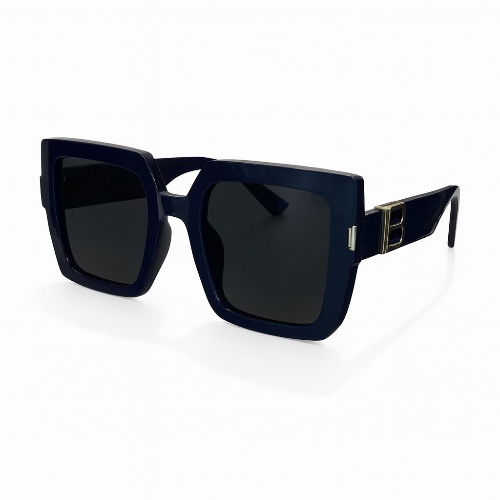 Bold Square Black Sunglasses
