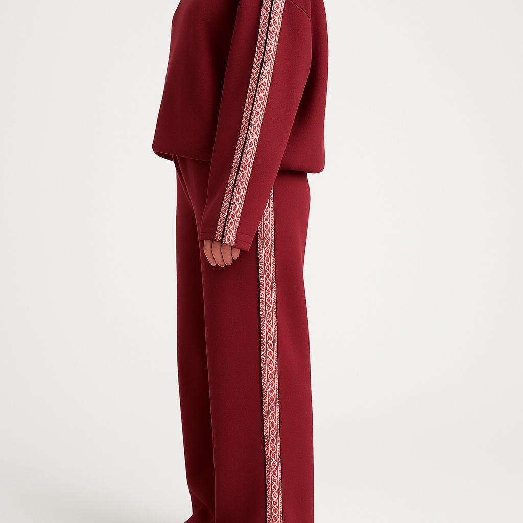 Burgundy Embroidered Training Set - Image 2