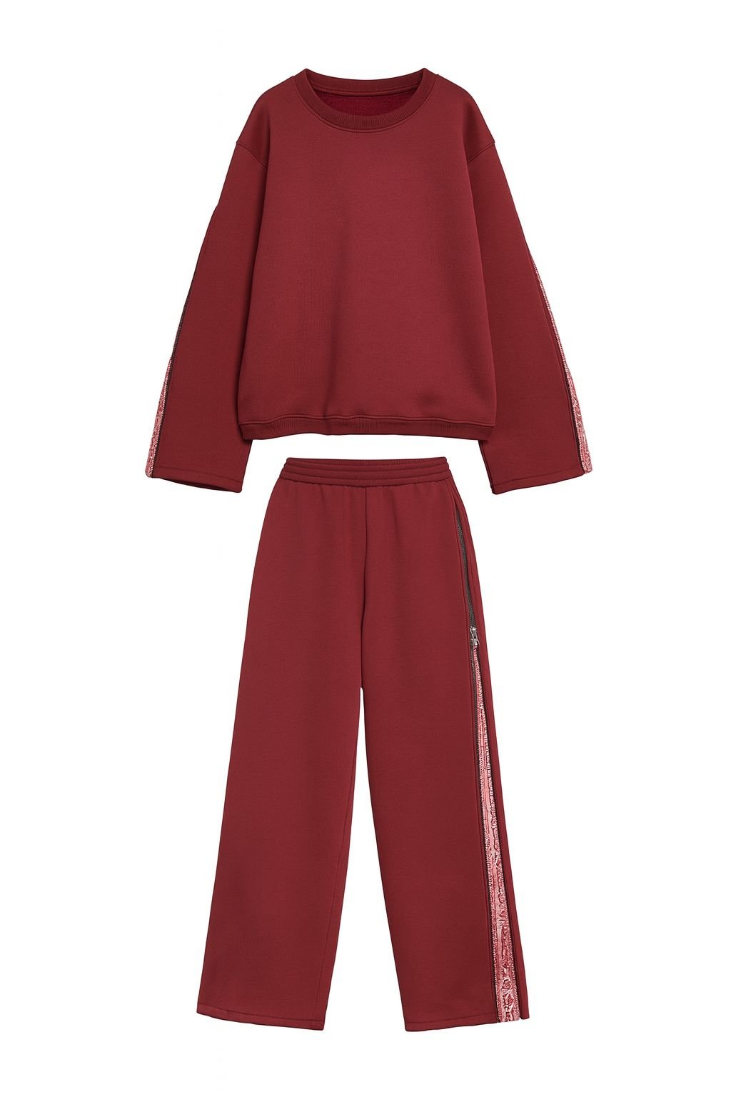 Burgundy Embroidered Training Set - Image 6