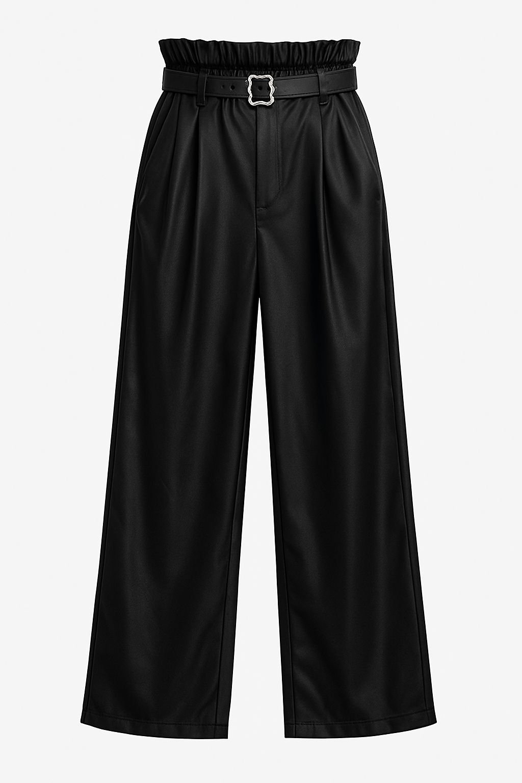 Leather Wide Pants