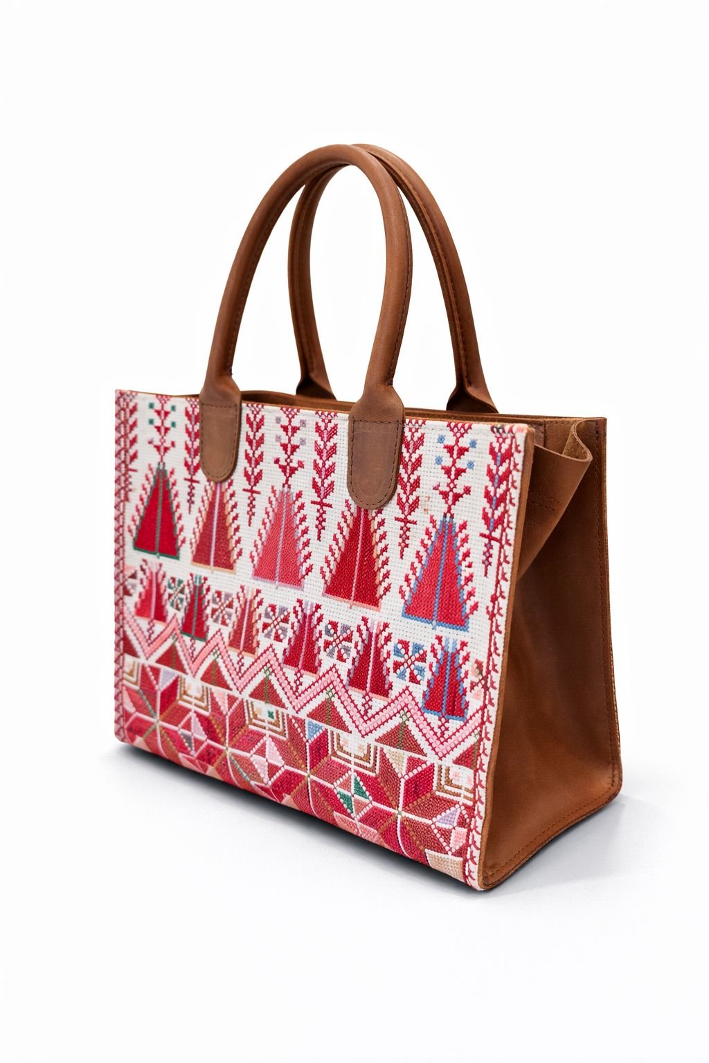 Crimson Heritage Structured Tote
