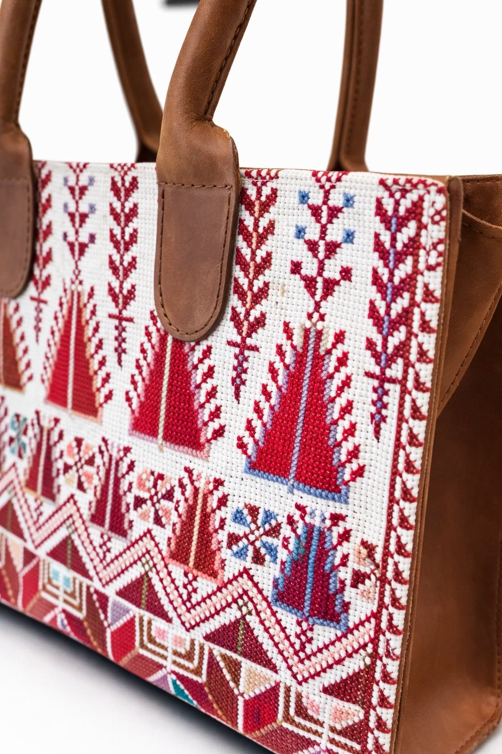 Crimson Heritage Structured Tote - Image 2