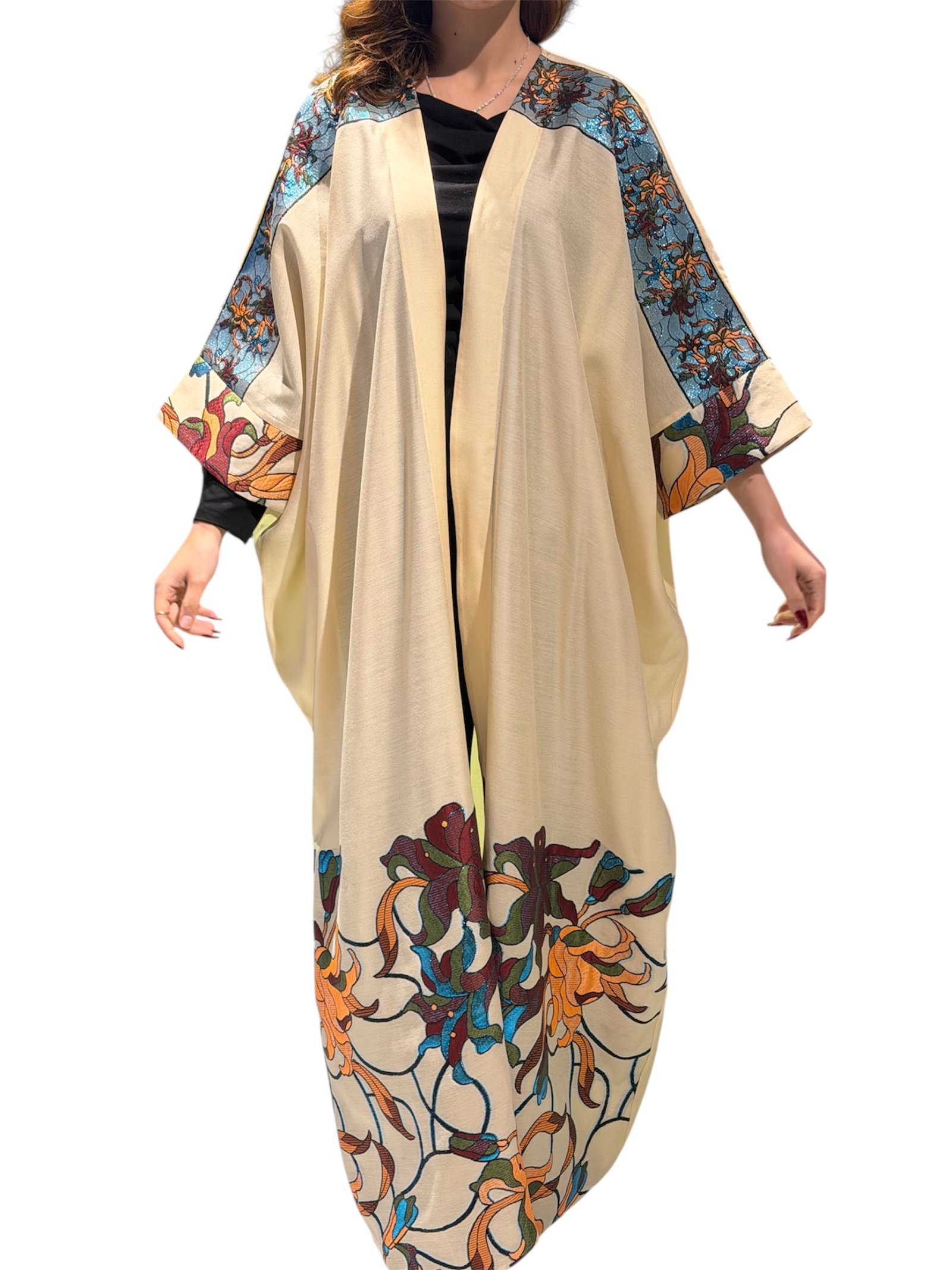 Artisan Floral Abaya