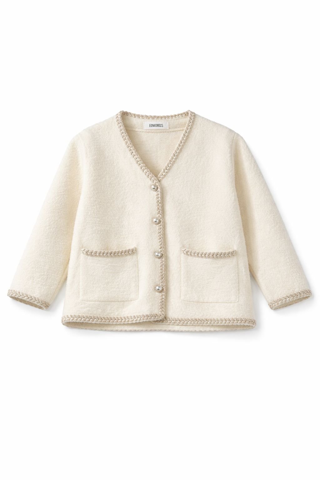 . Cream Tweed Jacket