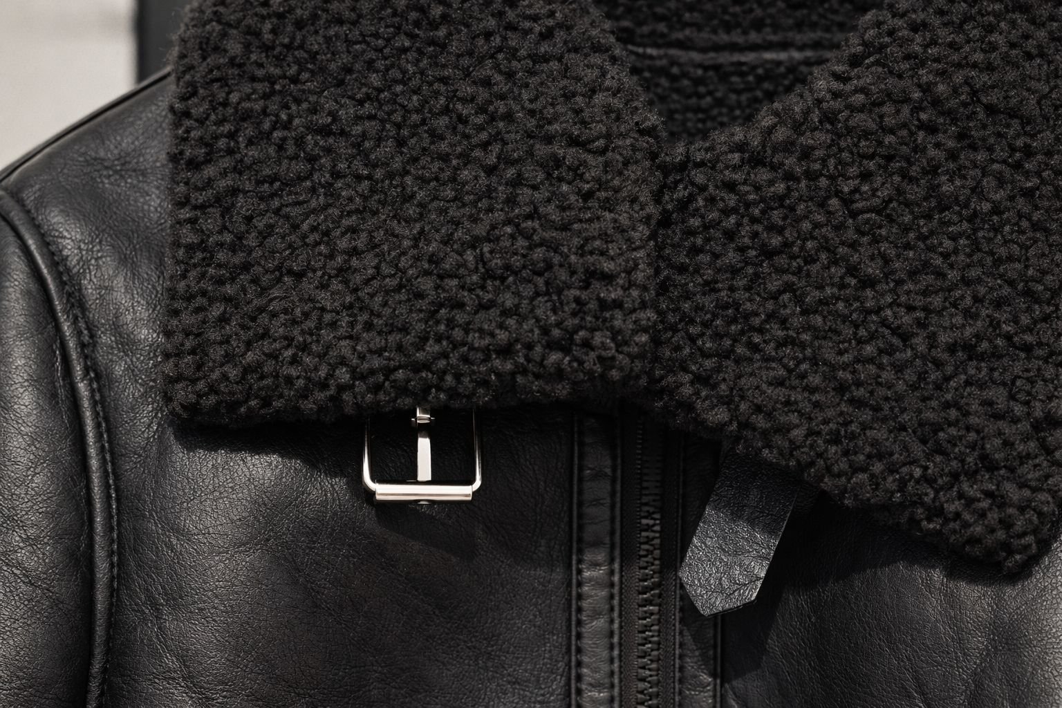 Shearling Aviator Jacket - Image 3