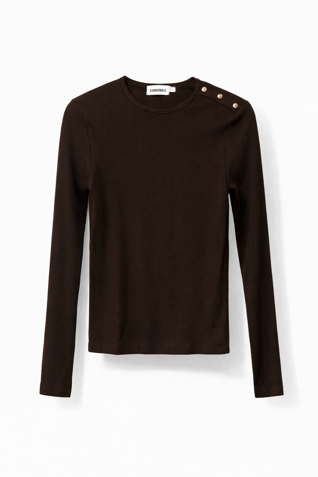 Long Sleeve Top – Espresso Brown