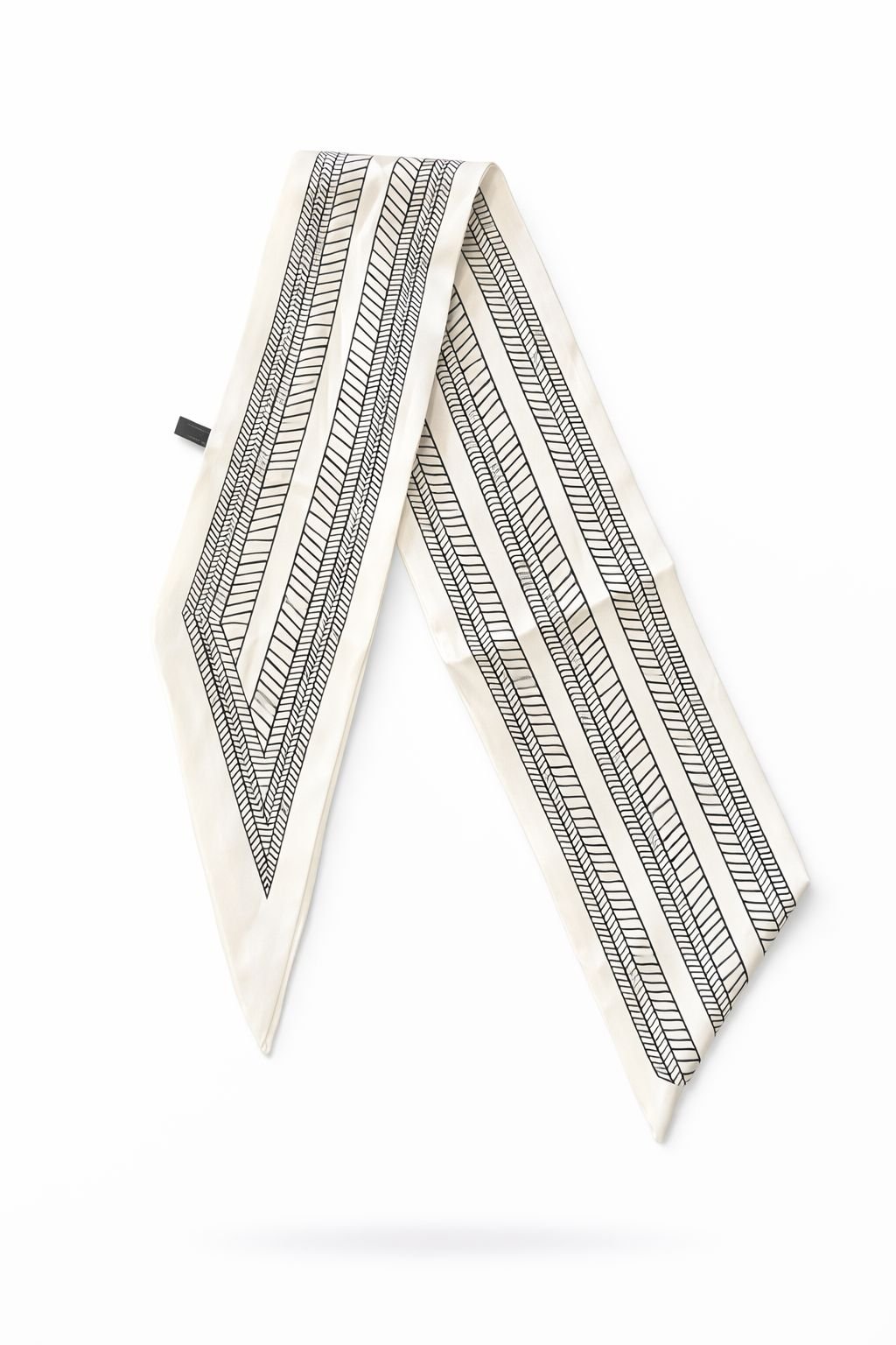 Minimal Line Silk Scarf