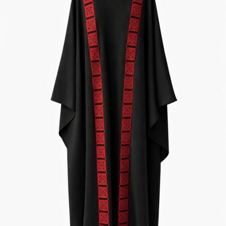 Noir Crimson Heritage Abaya