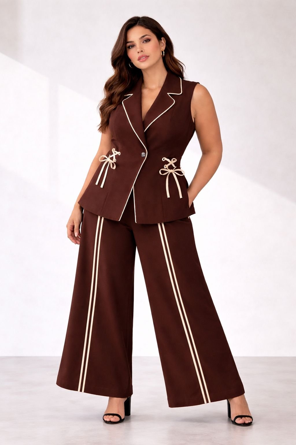 Monochrome Edge Tailored Set