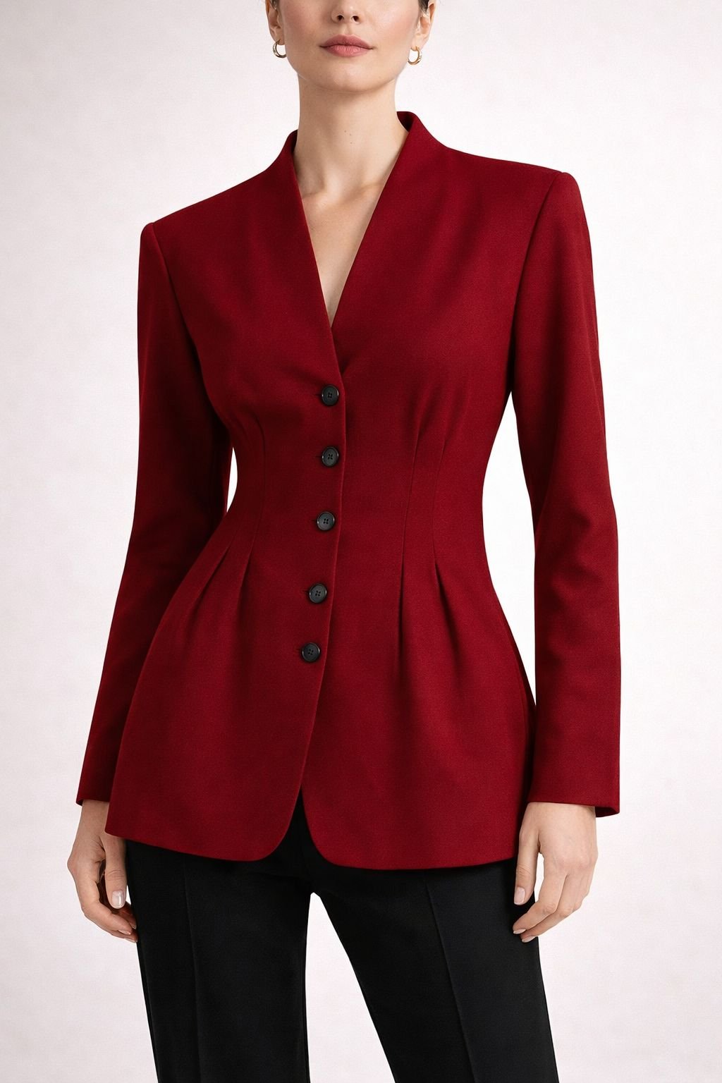 Edmonds Signature Tailored Blazer – Burgundy