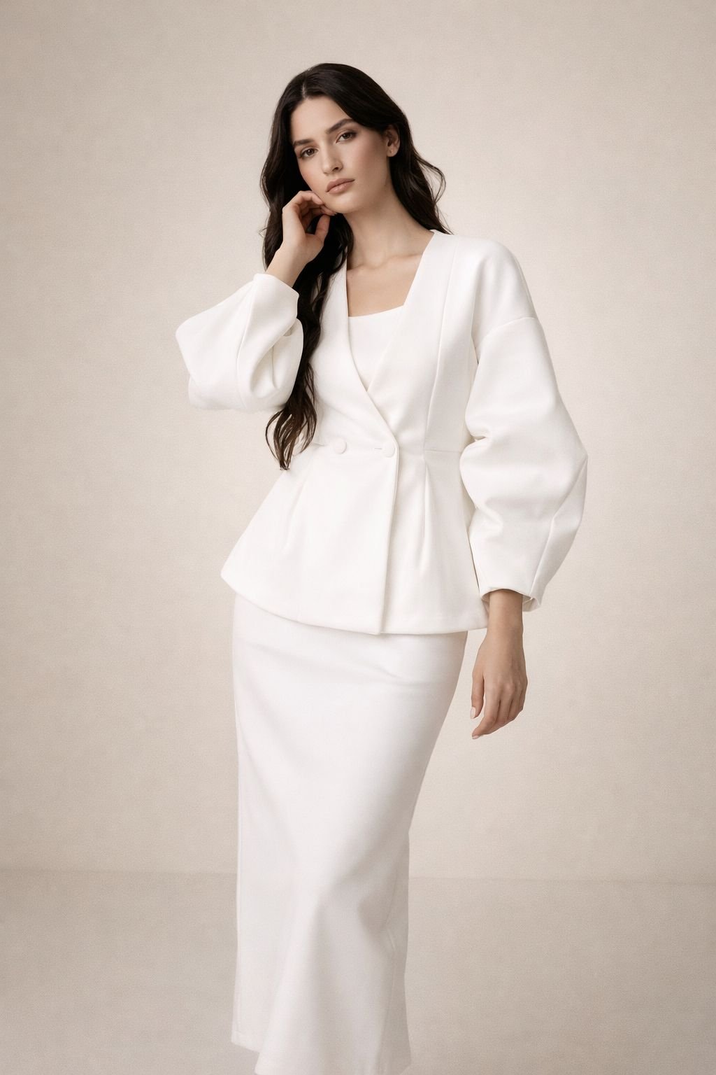 Edmonds Pure Elegance Suit – Ivory