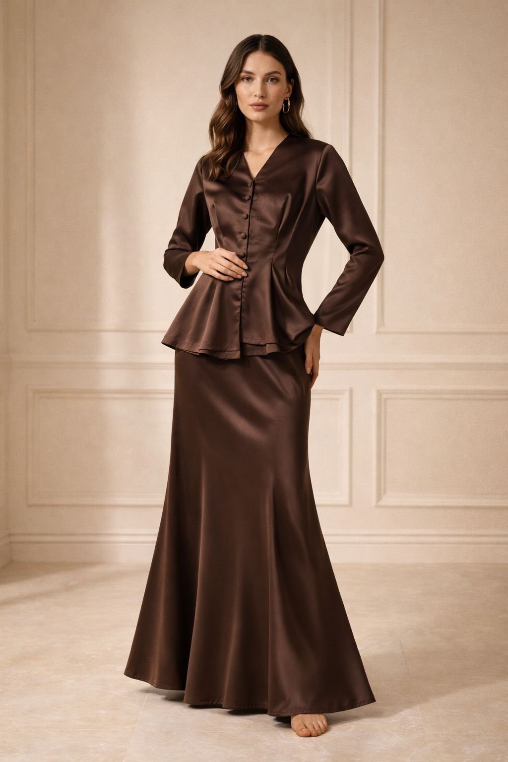 Mocha Elegance Structured Set