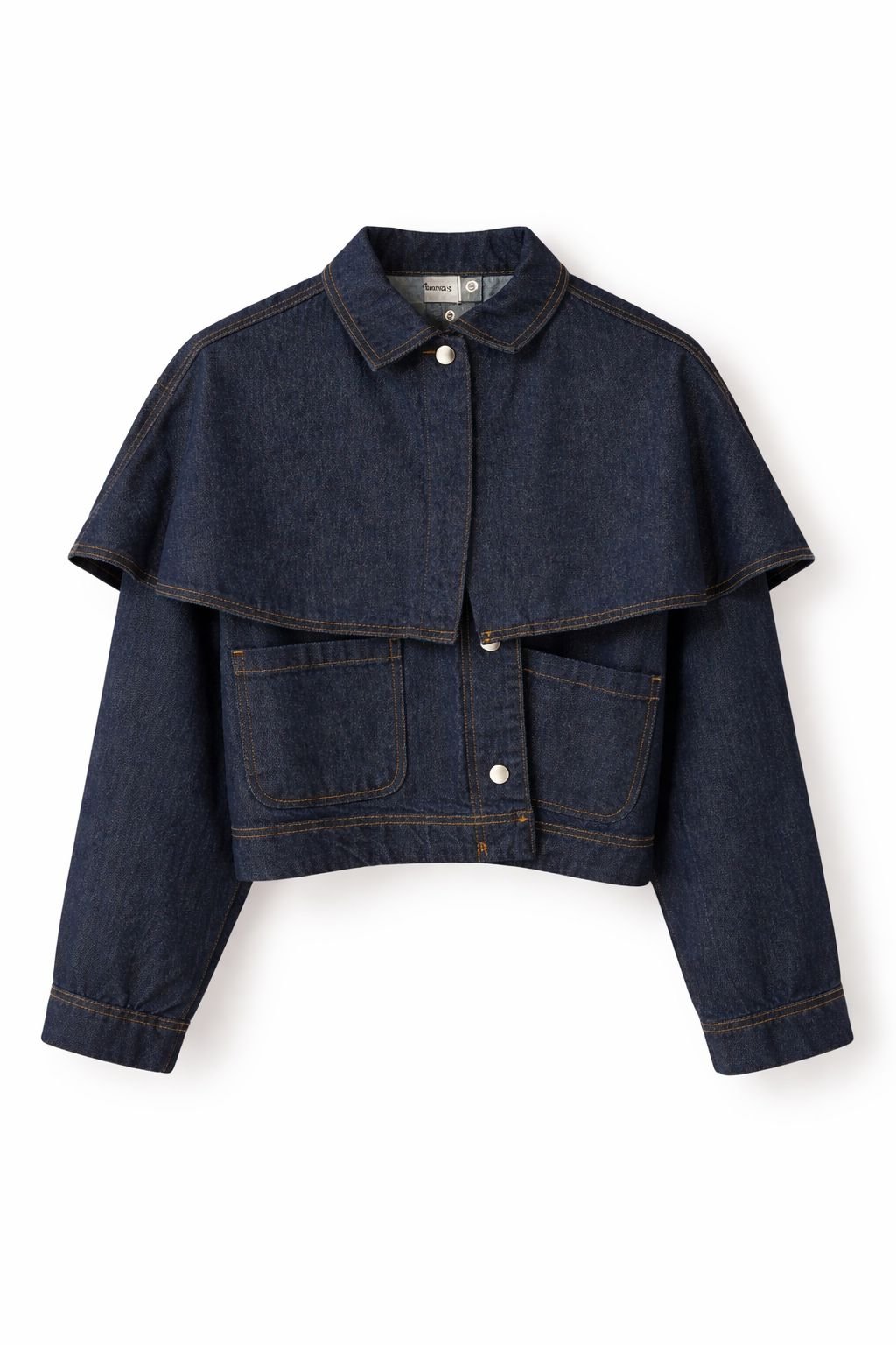 Layered Edge Denim Jacket - Image 2