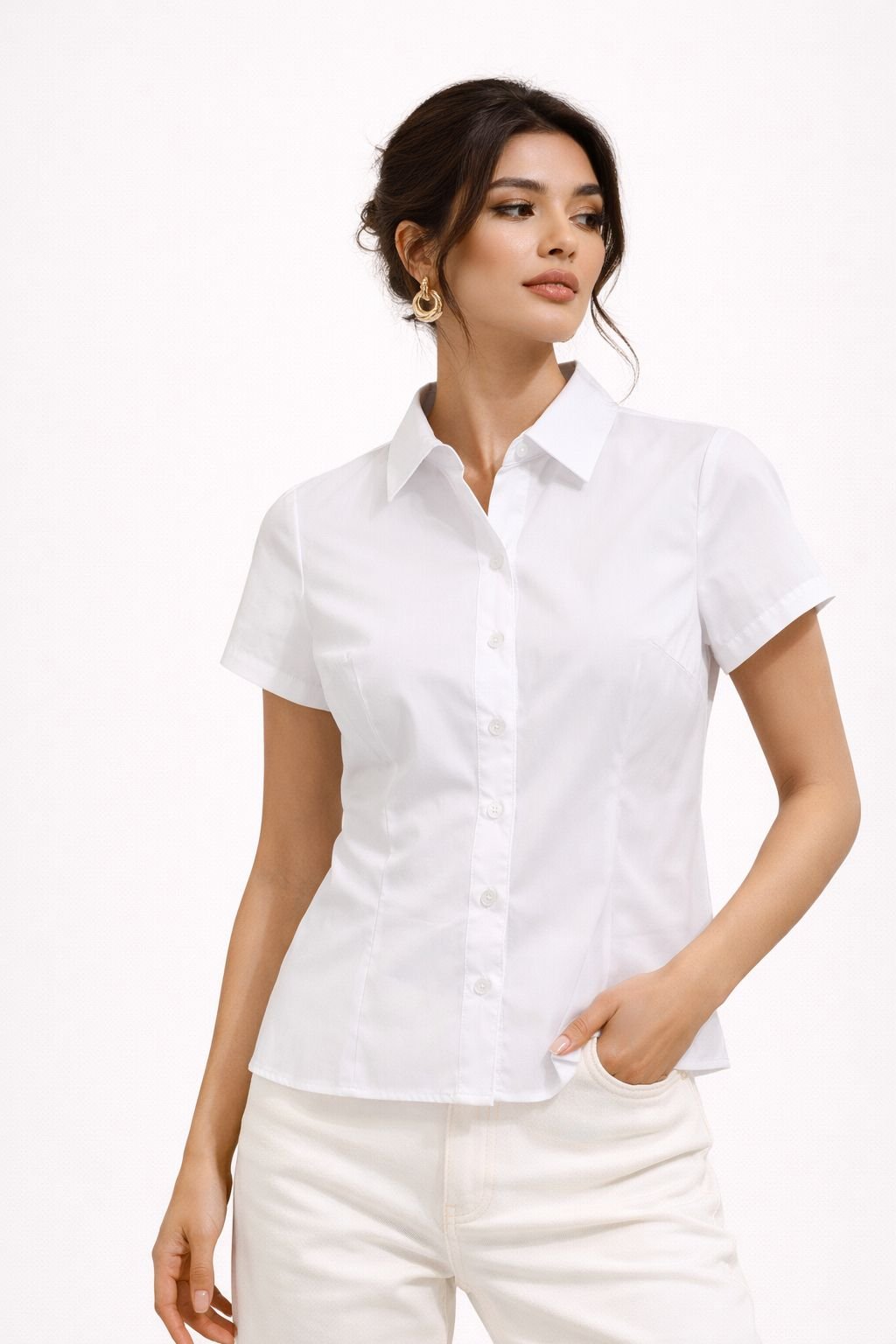 Essential Tailored White Shirt