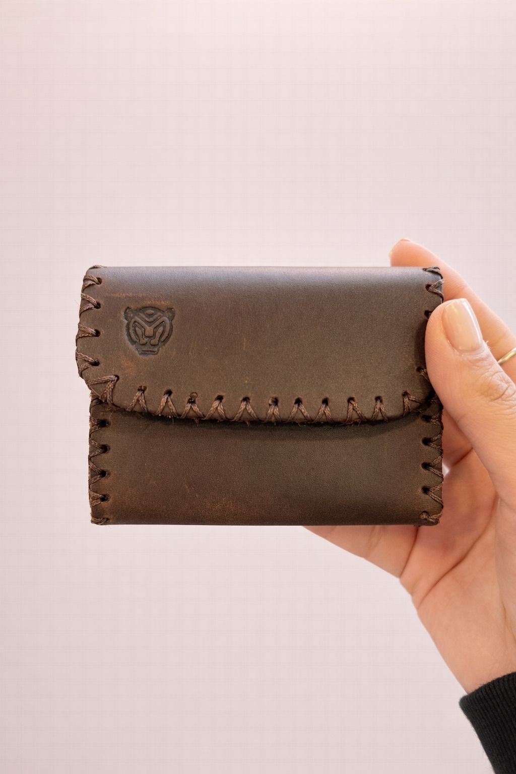 Edmonds Leather Card Holder – Vintage Brown