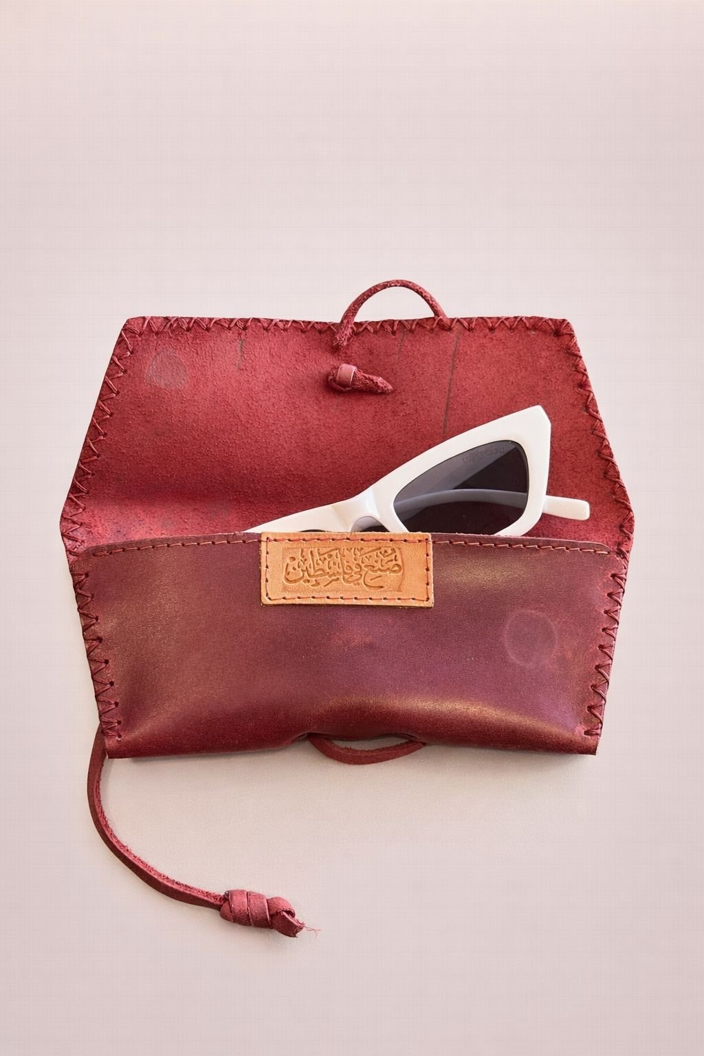 Edmonds Leather Eyewear Pouch
