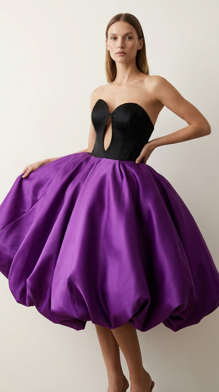 Edmonds Noir Bloom Dress