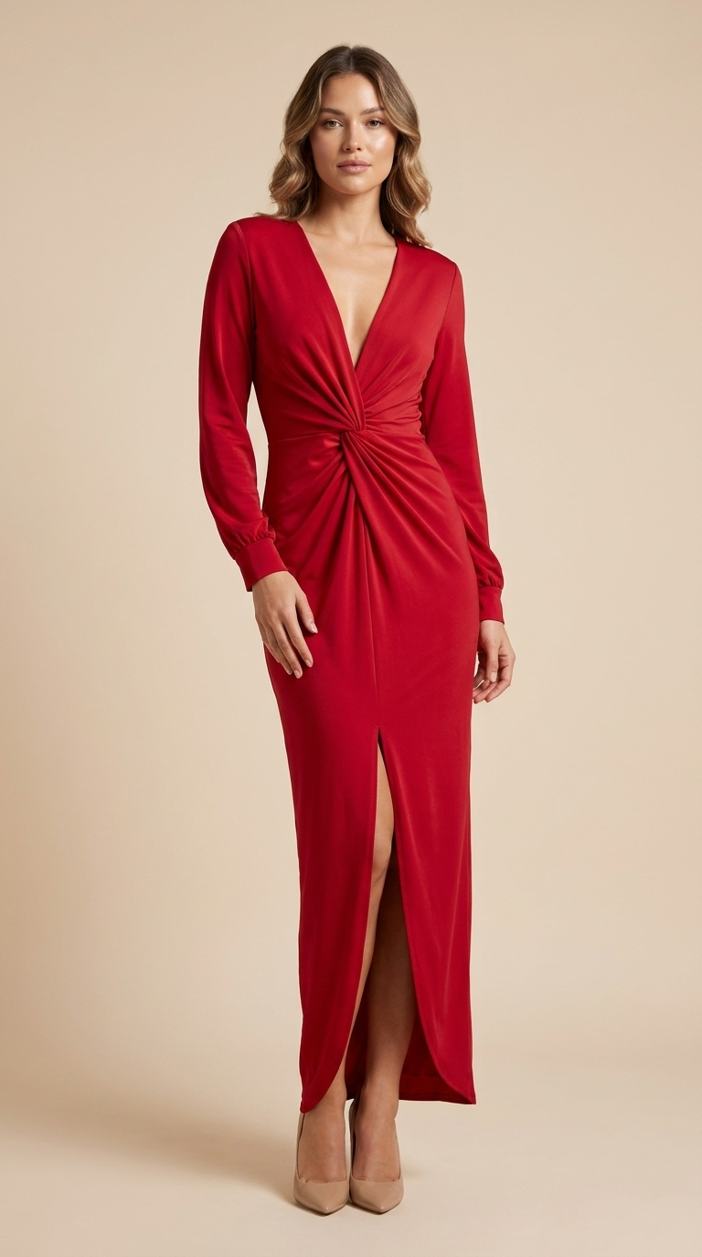 Edmonds Scarlet Twist Dress