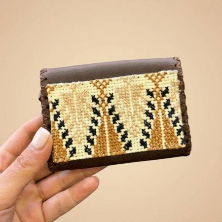 Heritage Embroidered Card Holder