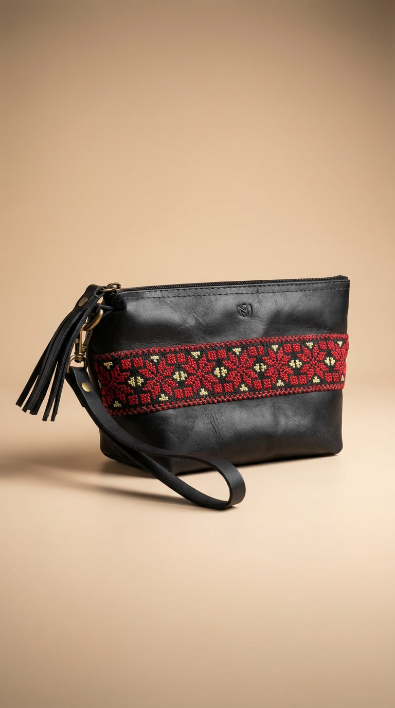 Crimson Heritage Pouch