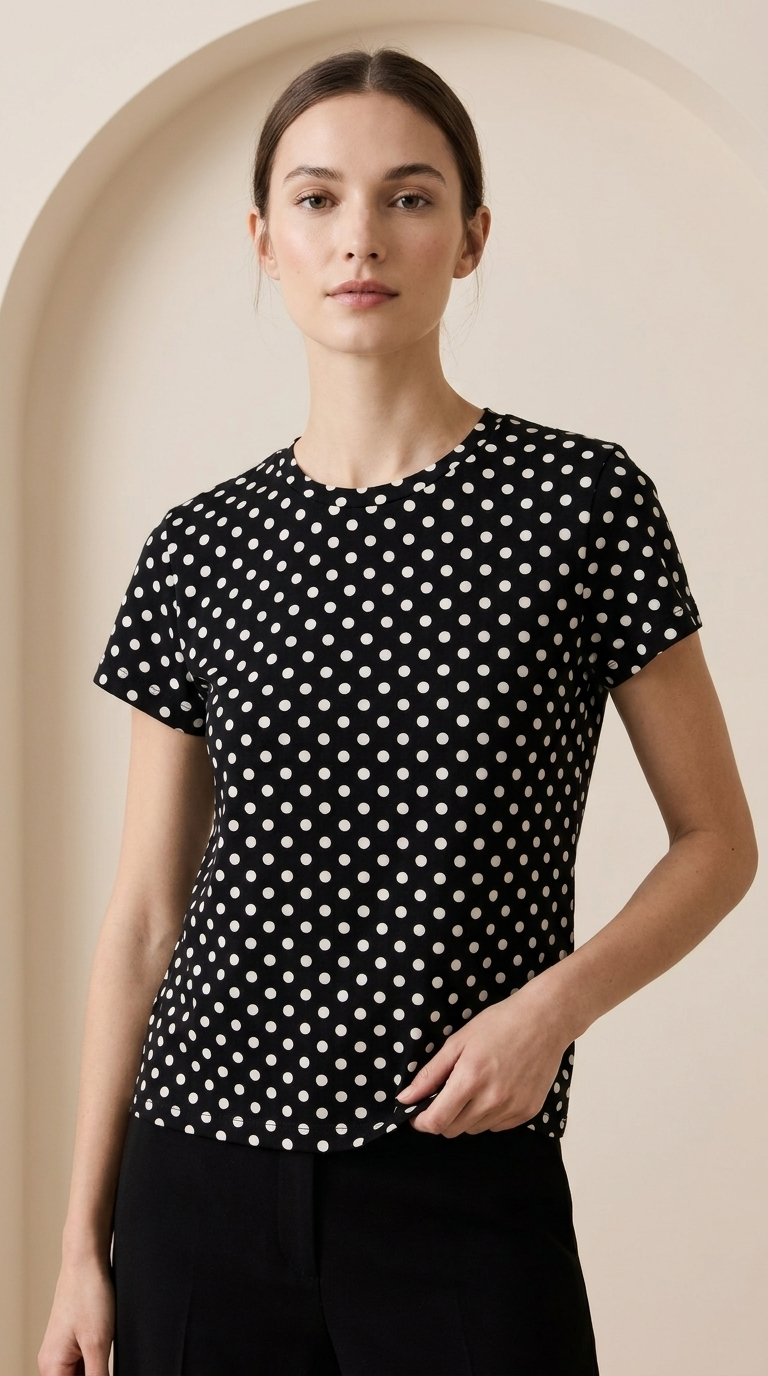 Midnight Polka Tee