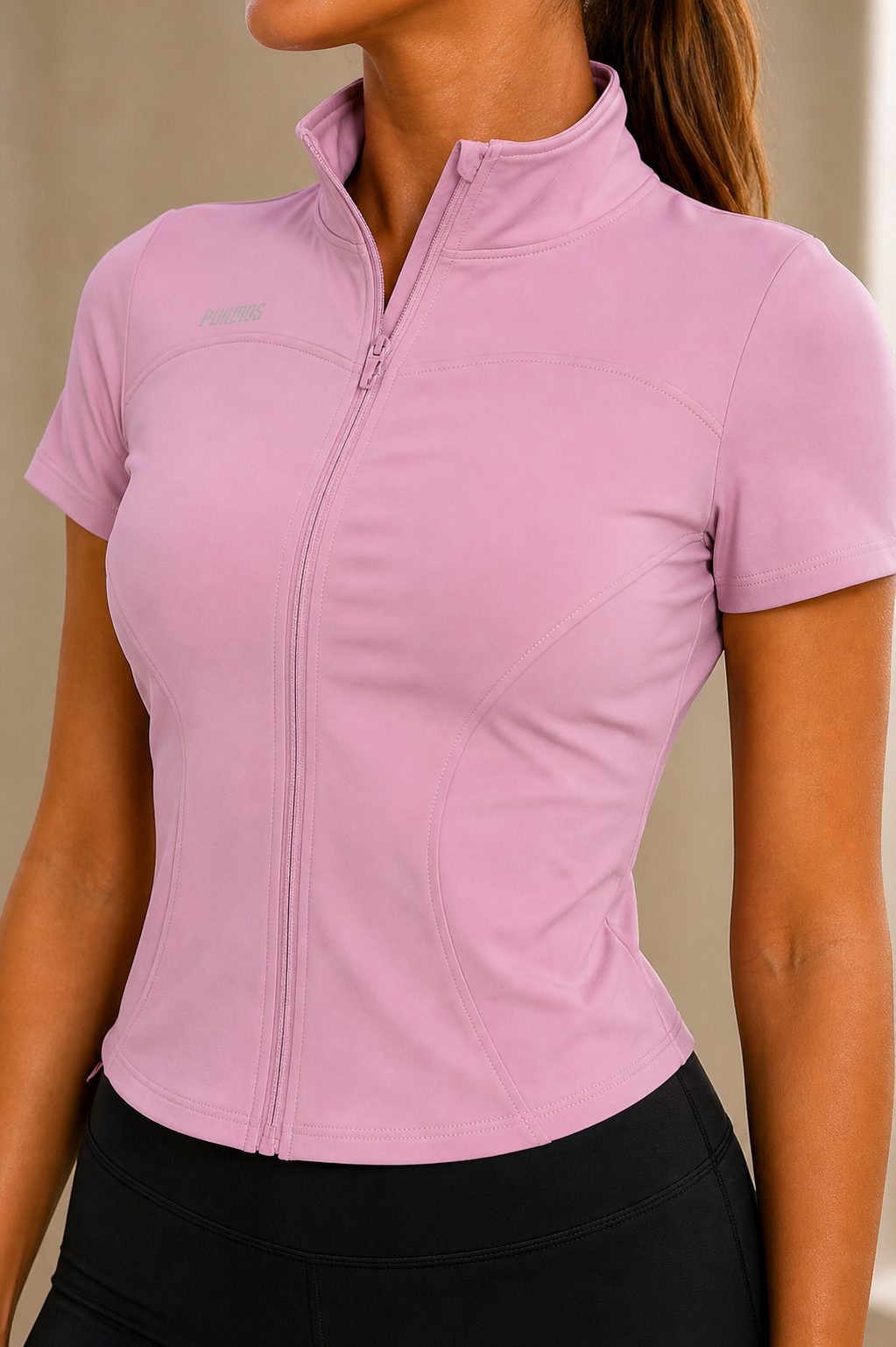 Blush Velocity Zip Active Jacket