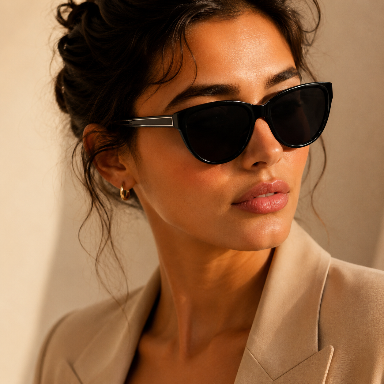 Noir Muse Cat-Eye Sunglasses