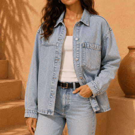 Skyline Oversized Denim Jacket