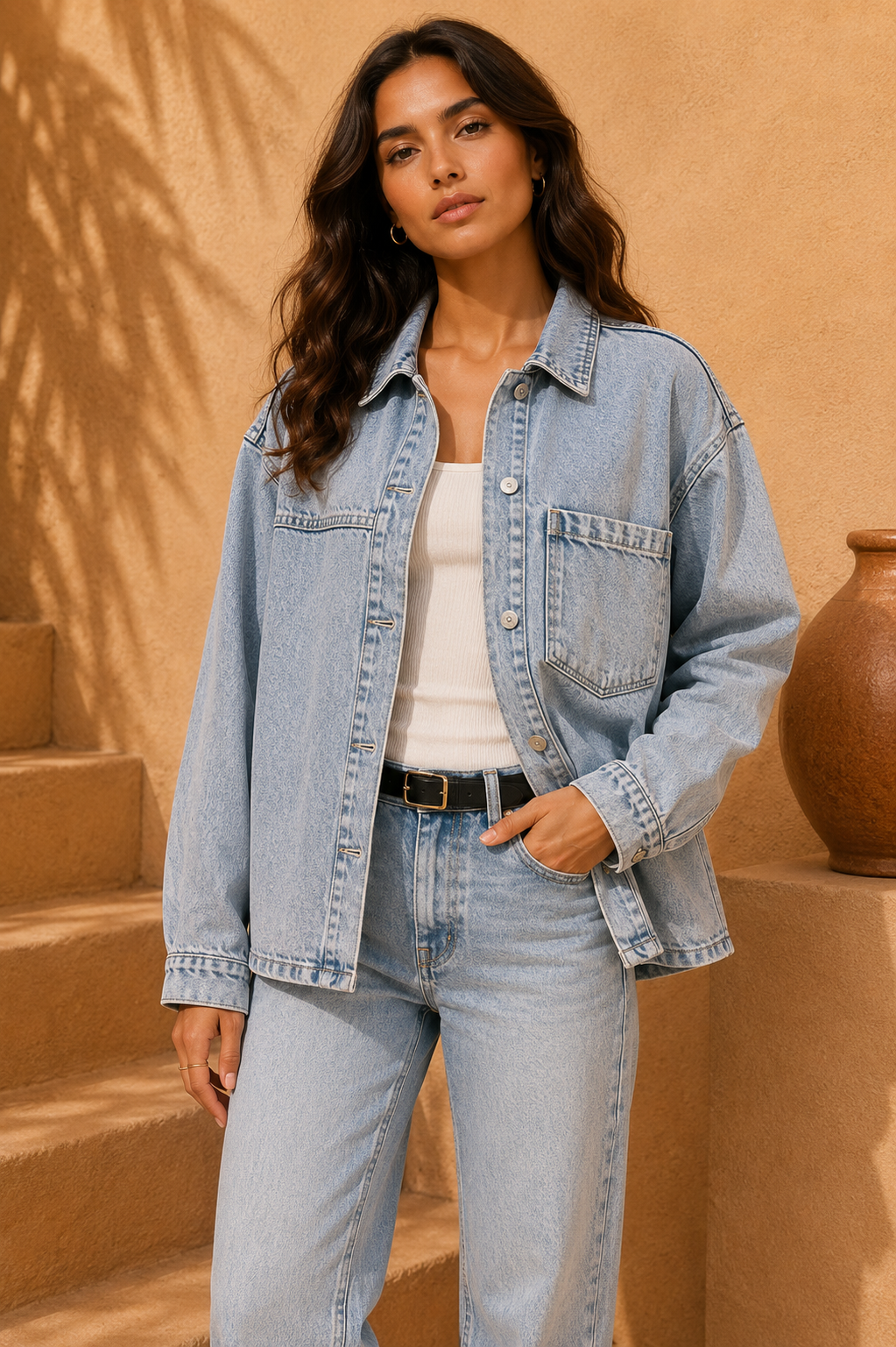 Skyline Oversized Denim Jacket