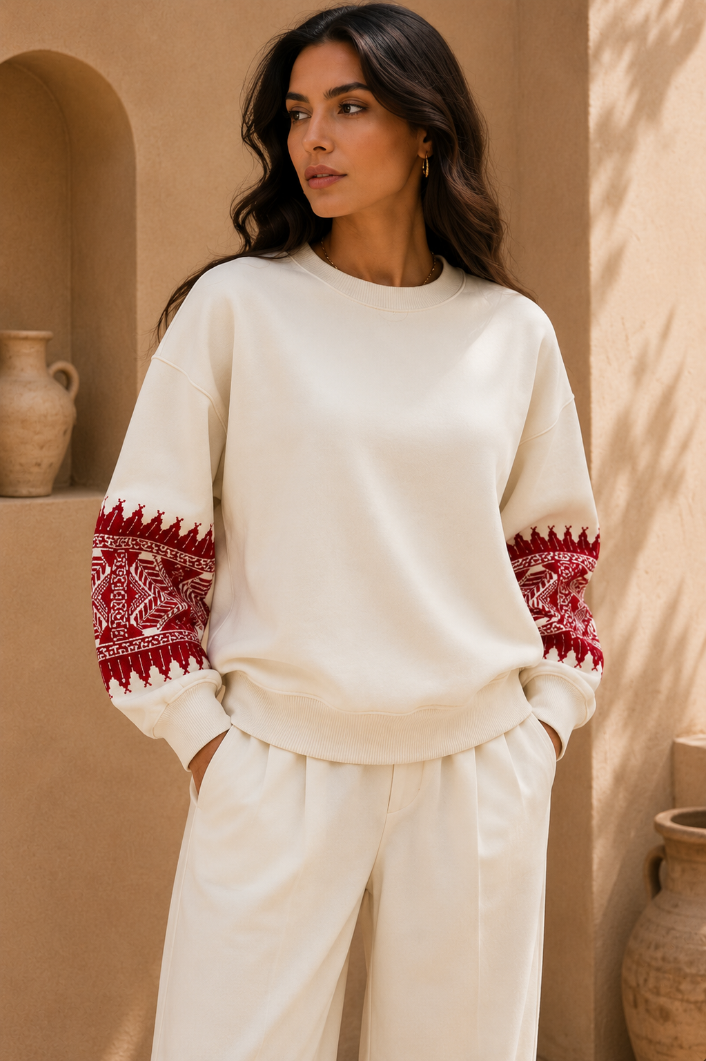 Tatreez Heritage Sweatshirt Set