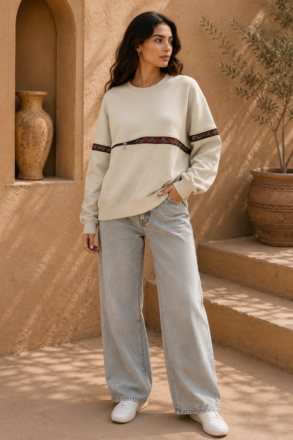 Tatreez Line Sweatshirt
