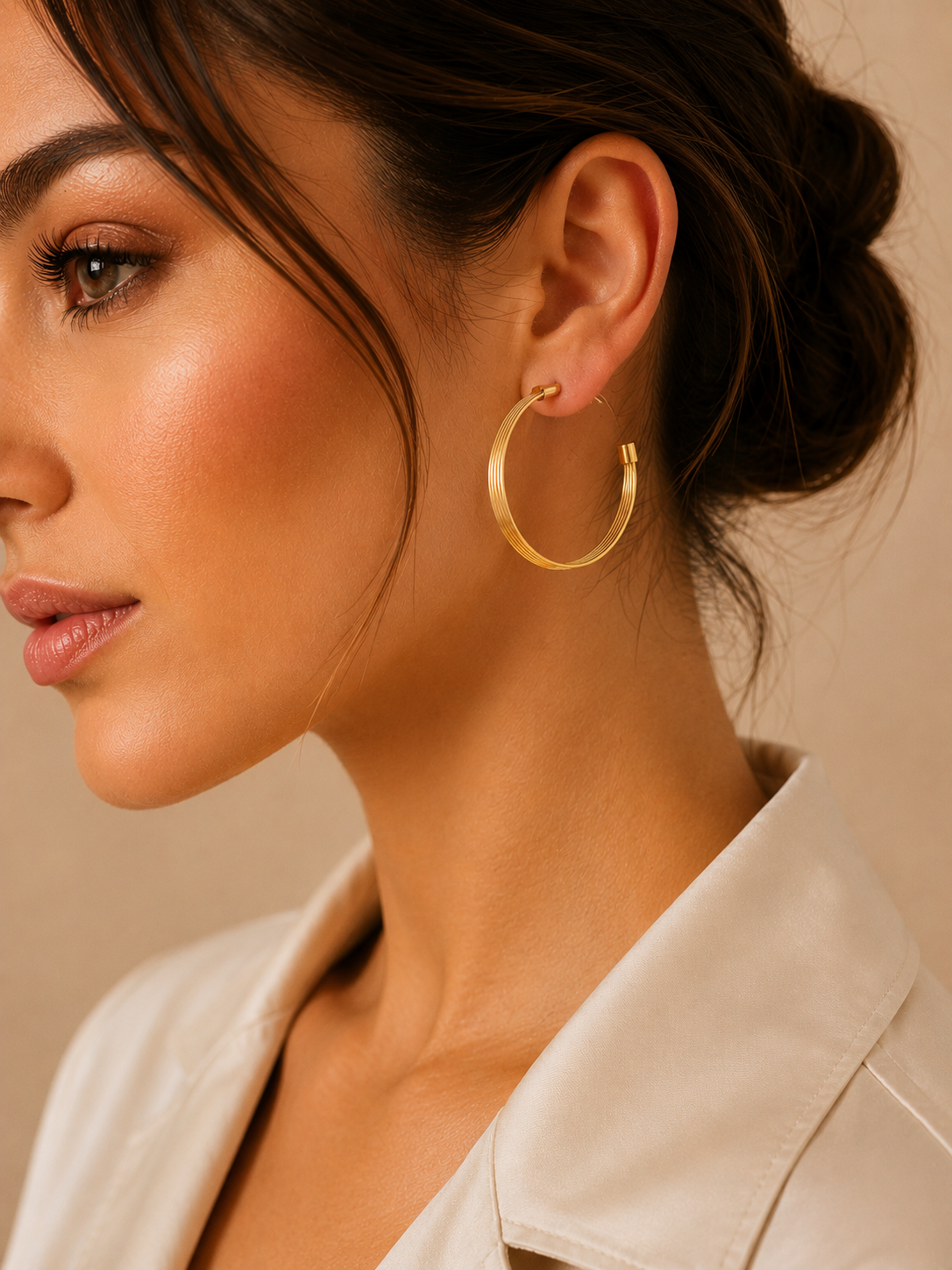 Edmonds Classic Gold Hoop Earrings