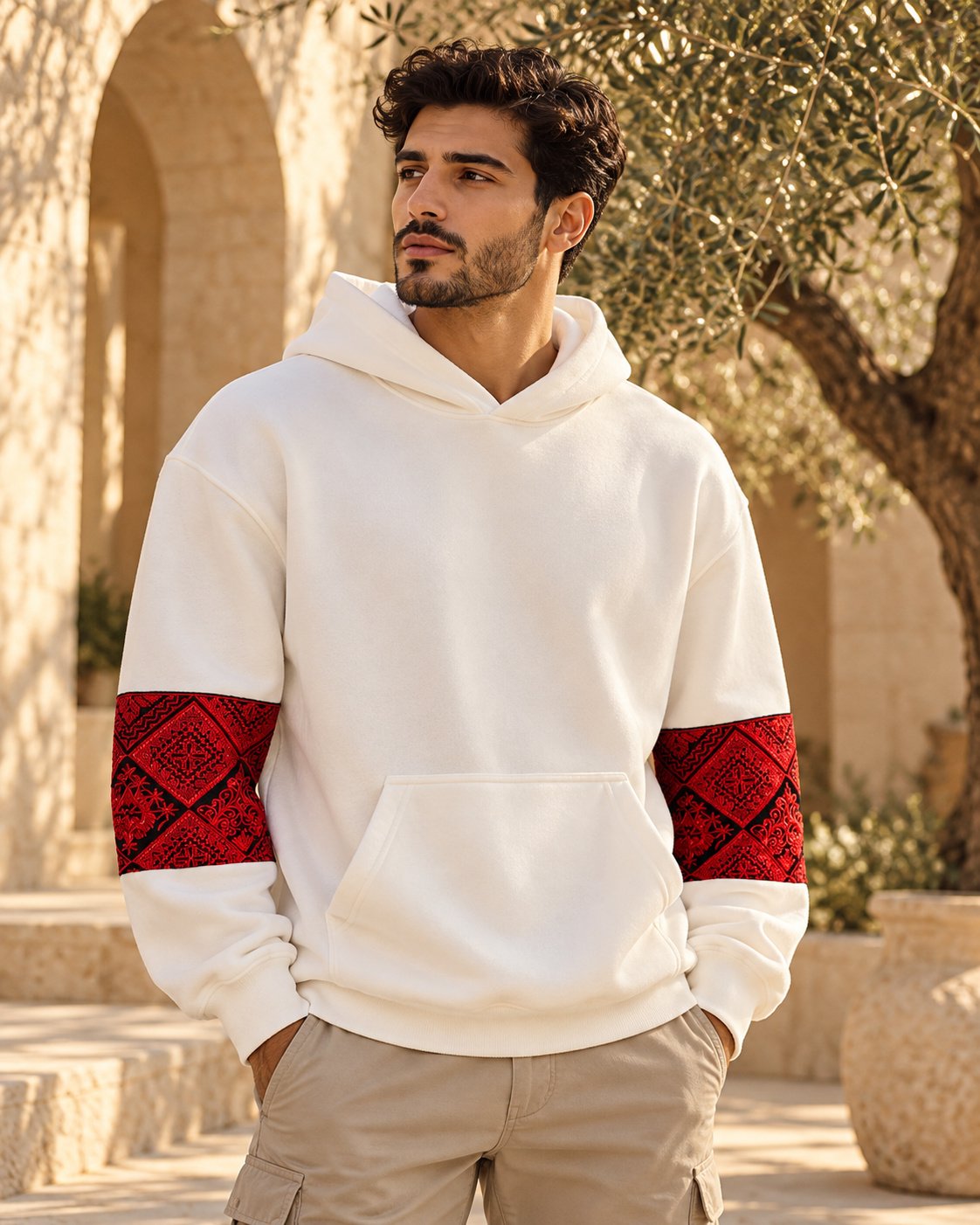 Bethlehem Heritage – Unisex Palestinian Tatreez Hoodie